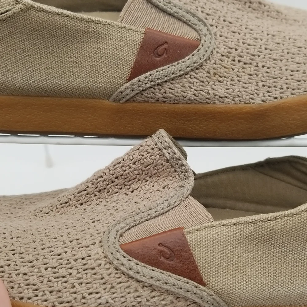 Olukai Makani Woven Slip-On Shoes, Men's 7 EUR 40